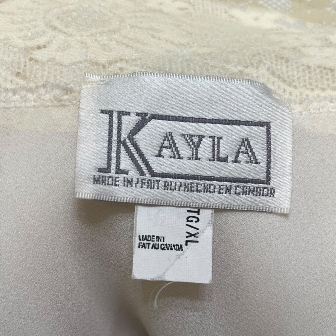 Vintage Vintage Kayla lace feminine babydoll lingerie nightgown Size ONE SIZE - 12 Thumbnail