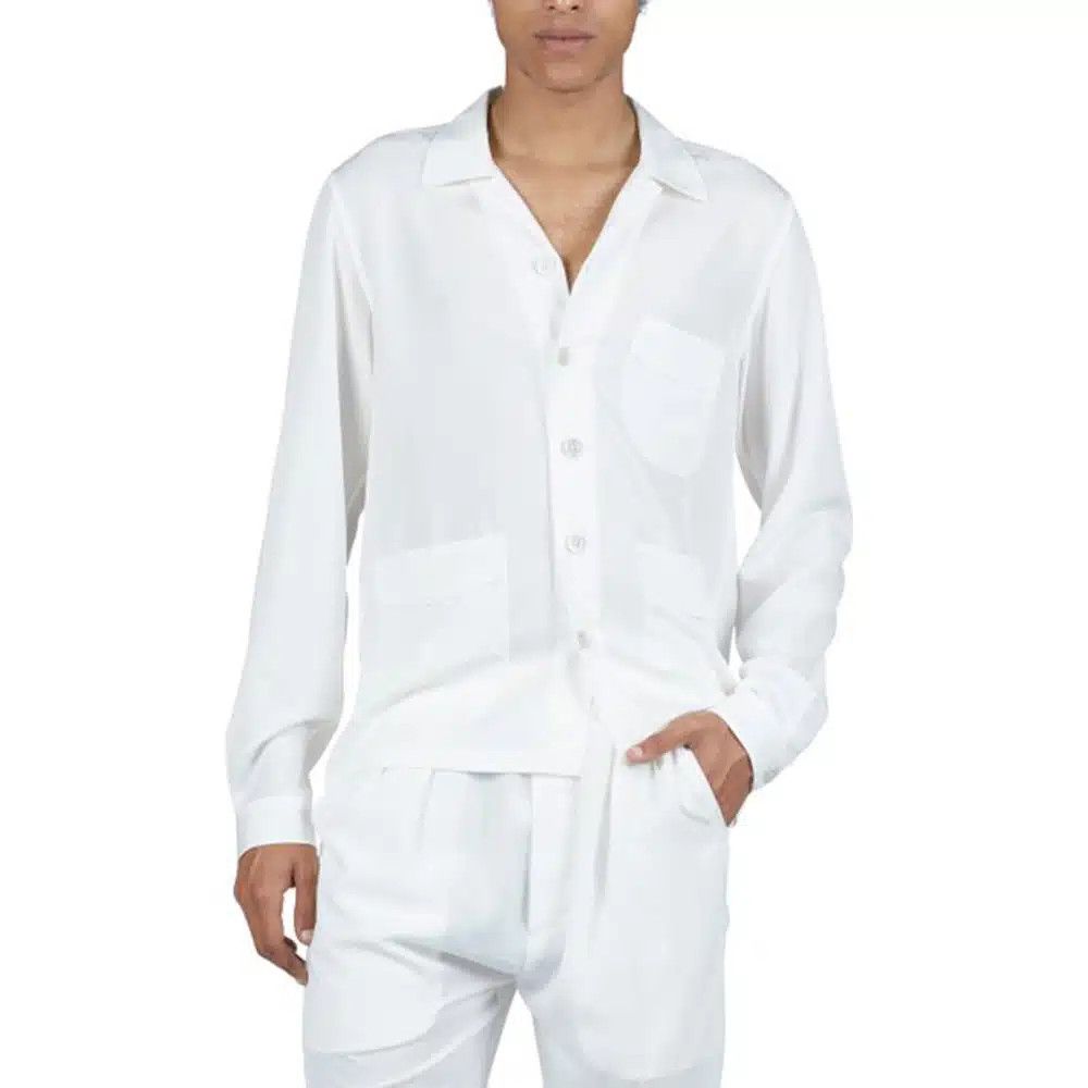 Tom Ford o1loc1c0625 HXH002 Casual Shirt in White Size US XXL / EU 58 / 5 - 1 Preview