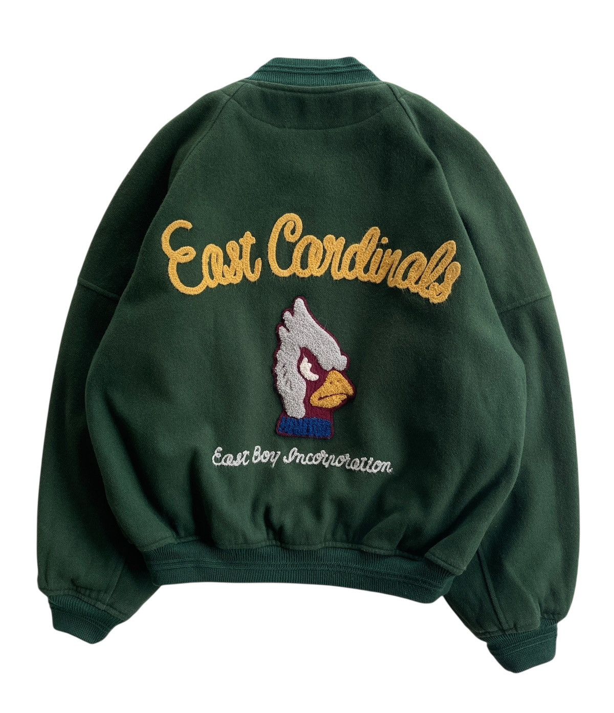 Japanese Brand Vintage East Cardinals Wool Bomber Jacket Size US M / EU 48-50 / 2 - 1 Thumbnail