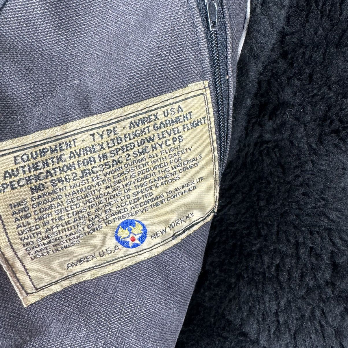 Avirex ⚡️AVIREX LIMITED SHEEPSKIN LEATHER TYPE B3 BLACK JACKET Size US M / EU 48-50 / 2 - 10 Thumbnail