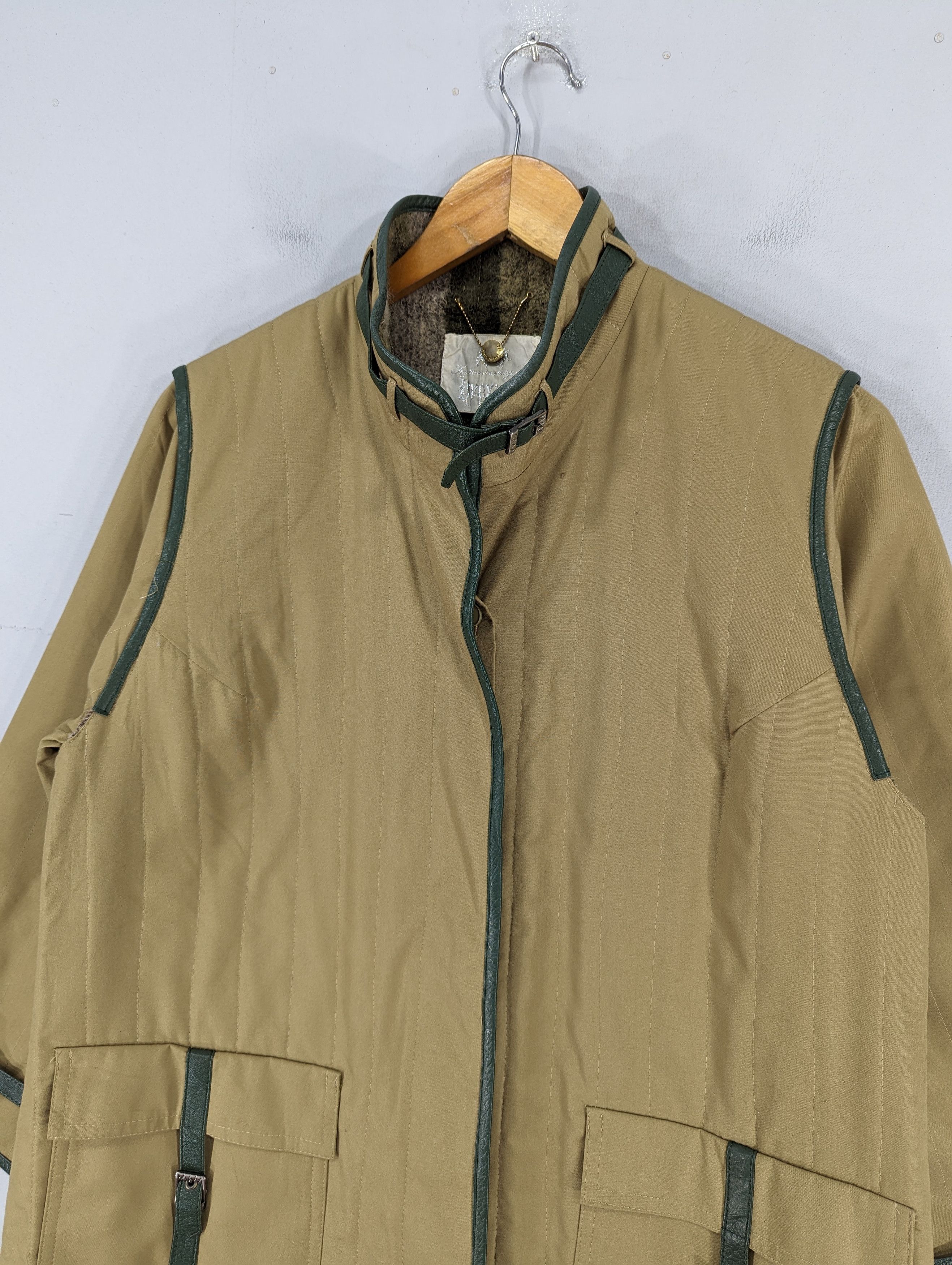 Designer × Japanese Brand × Vintage 🔥RARE🔥Japanese Brand Inner Fleece Long Jacket Size L / US 10 / IT 46 - 8 Thumbnail