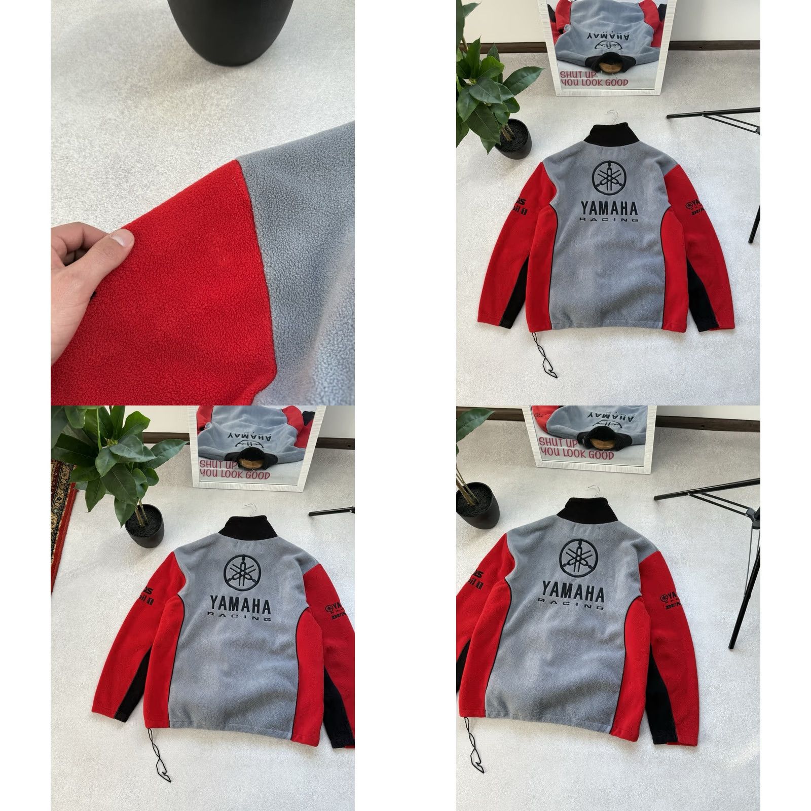 Yamaha YAMAHA VINTAGE RACING FLEECE FULL ZIP MEN’S JACKET XL Gray Motorized 90s Motored Yamaha Fleece Ful Zip Embroidered Logo Zipper MotoRIDING Racing Size US XL / EU 56 / 4 - 8 Thumbnail