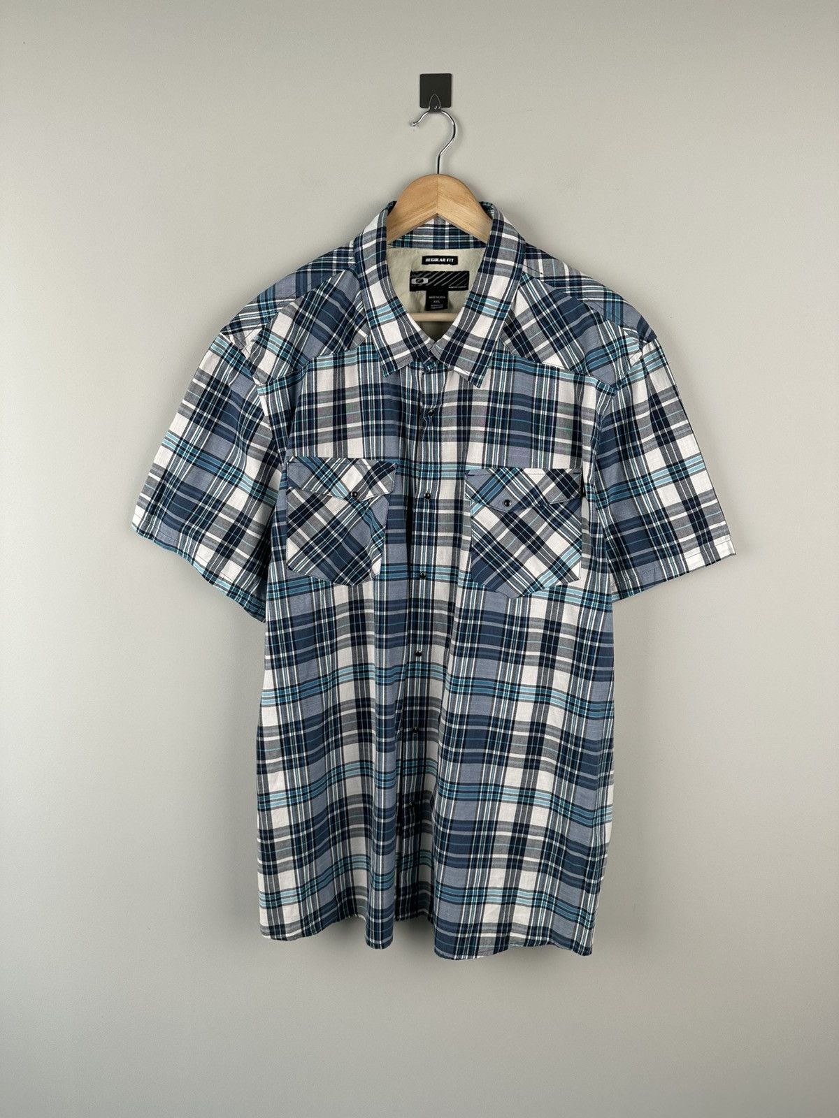 Oakley Vintage Y2k Oakley Button Up Shirt Check Size US XXL / EU 58 / 5 - 2 Thumbnail