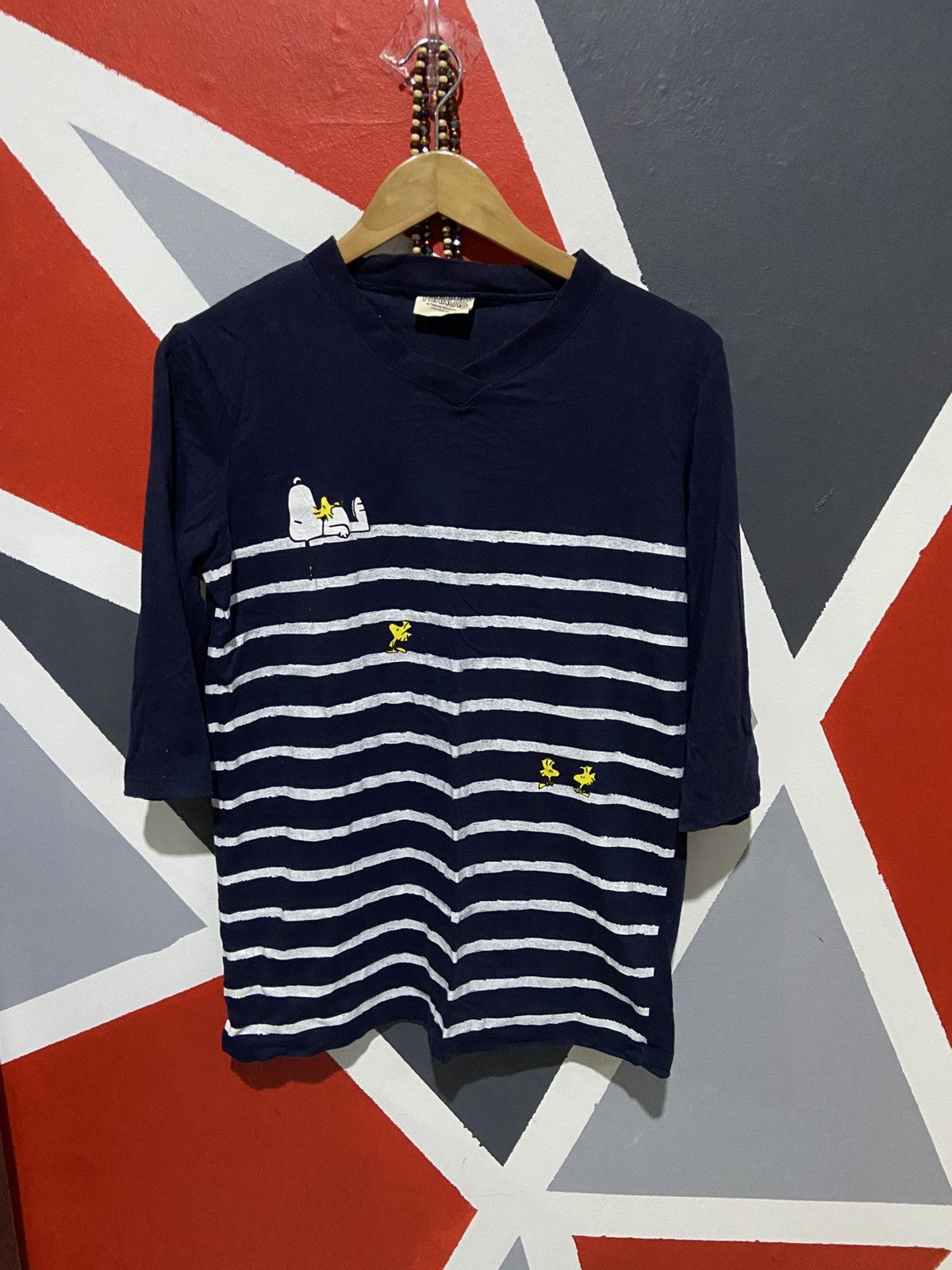 Peanuts Vintage Snoopy Peanuts 3 Quater Sleeve Size US S / EU 44-46 / 1 - 1 Thumbnail