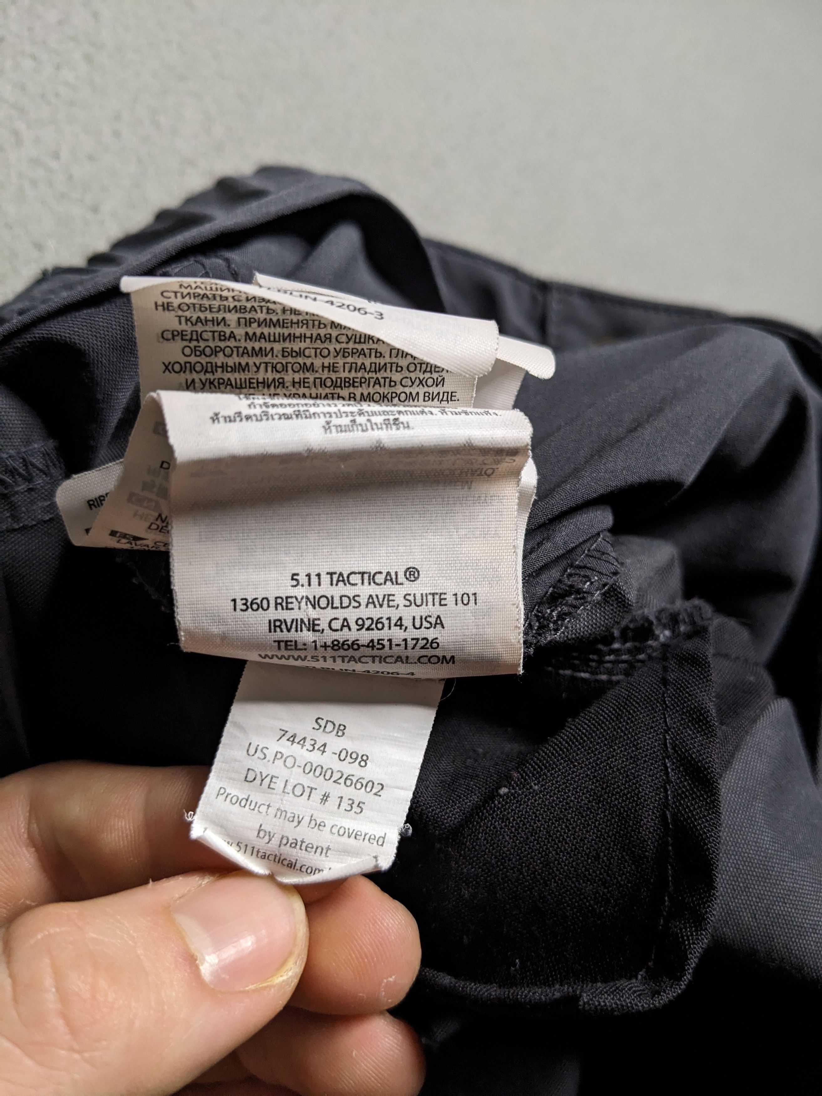 5.11 5.11 Tactical Apex Cargo Pants Mens 33x33 Volcanic Utility Size US 33 - 16 Thumbnail