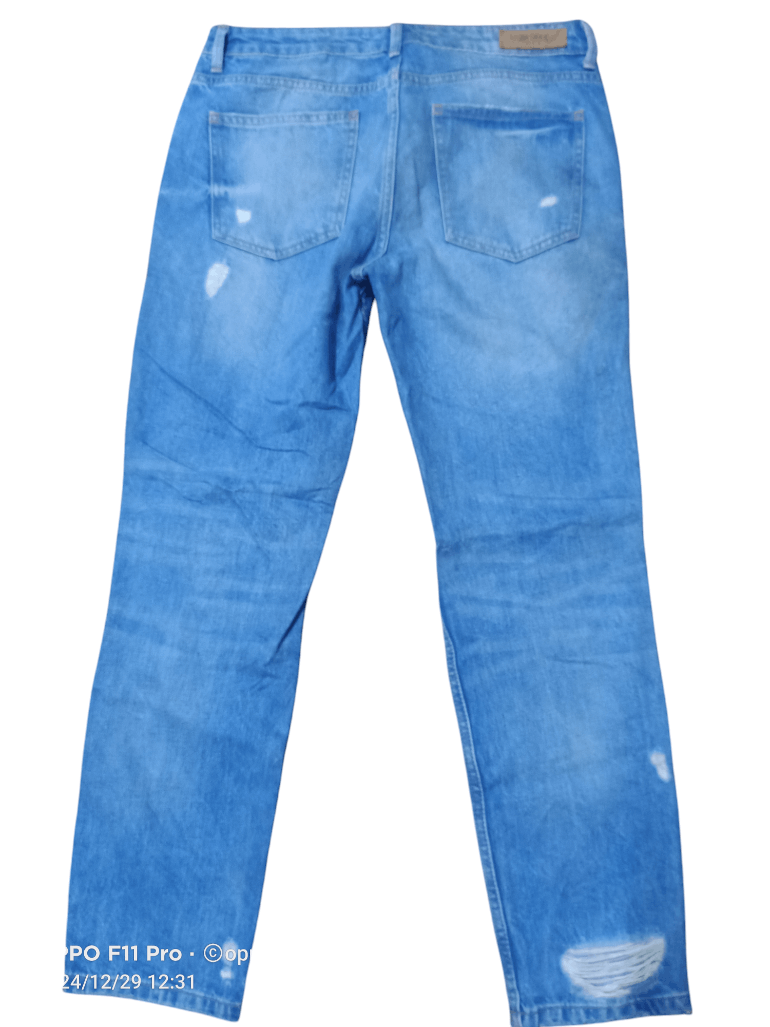 Zara Zara Distressdenim Trafaluc Denim Size US 32 / EU 48 - 10 Thumbnail
