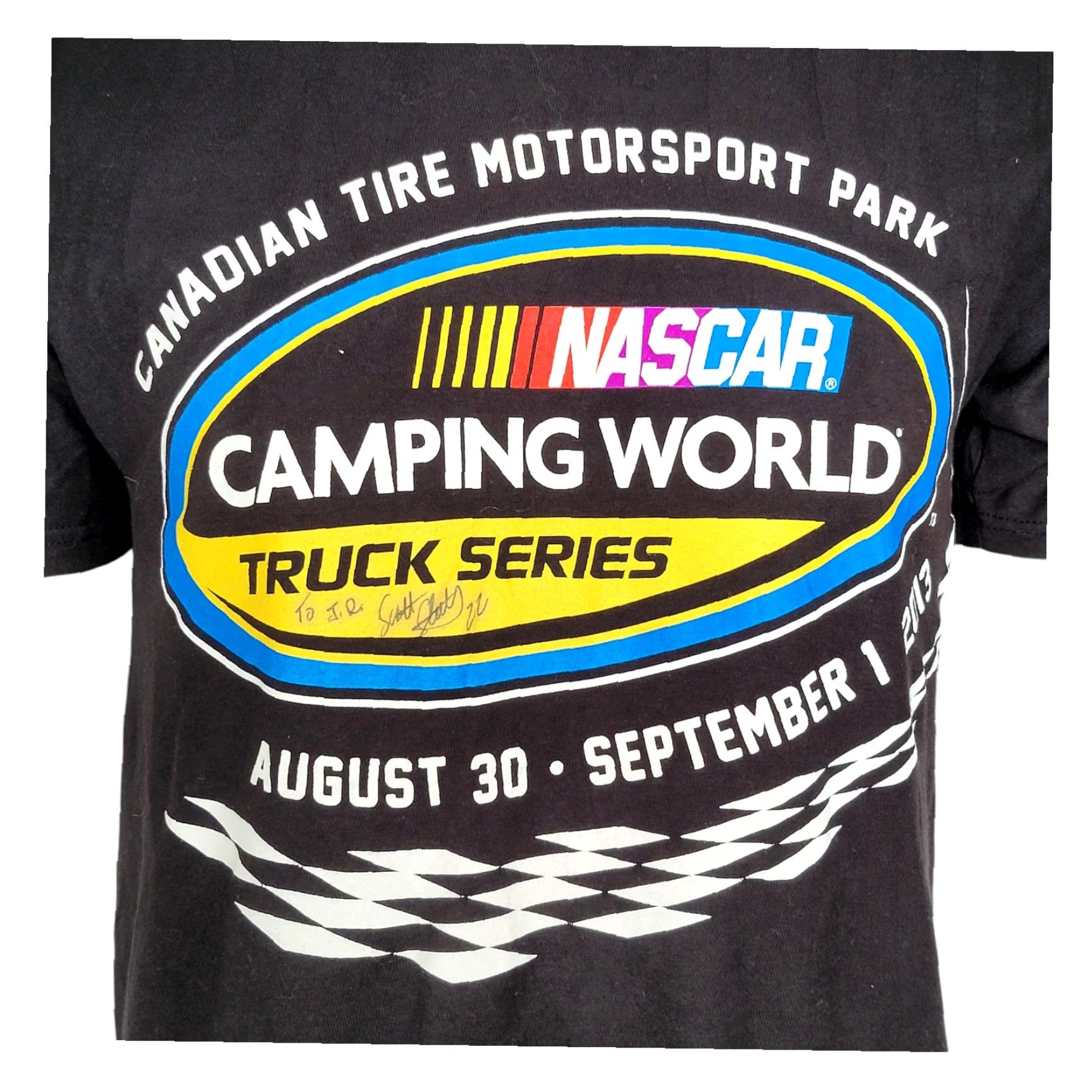 NASCAR NASCAR Camping World Truck Series T-Shirt M Black Signed by Scott Speed 2013 Size US M / EU 48-50 / 2 - 6 Thumbnail