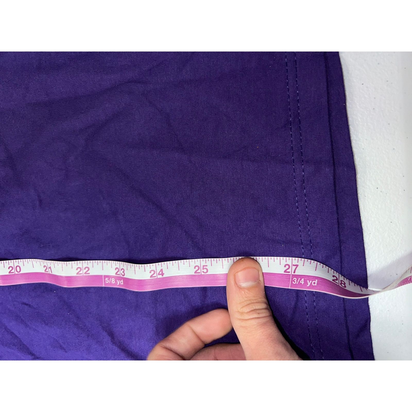 Jerzees 90s Vintage Jerzees 100% Combed Cotton Purple Blank Shirt M Size US M / EU 48-50 / 2 - 7 Thumbnail