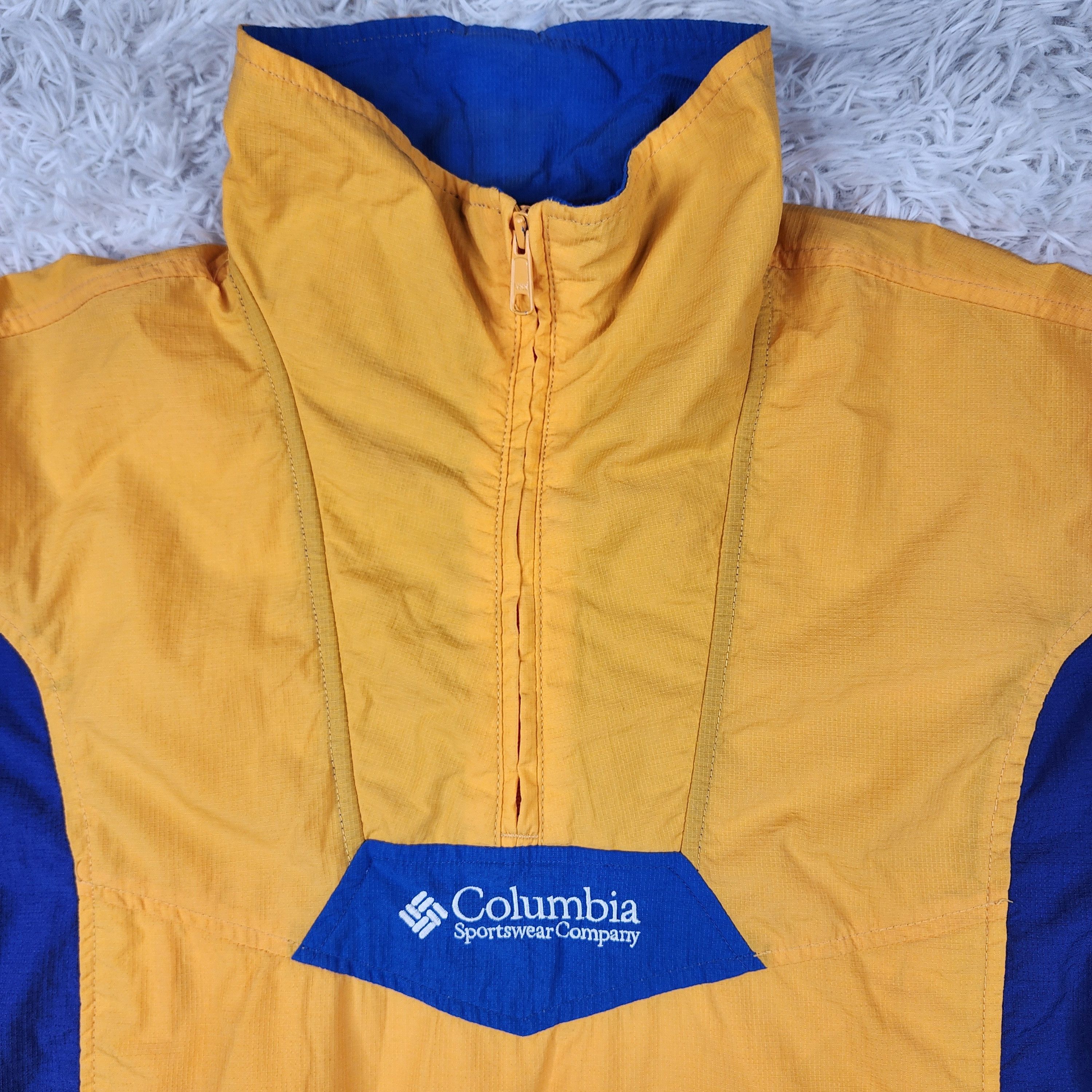Columbia Vintage Columbia Sportwear 1/4 zip windbreaker jacket Size US L / EU 52-54 / 3 - 5 Thumbnail
