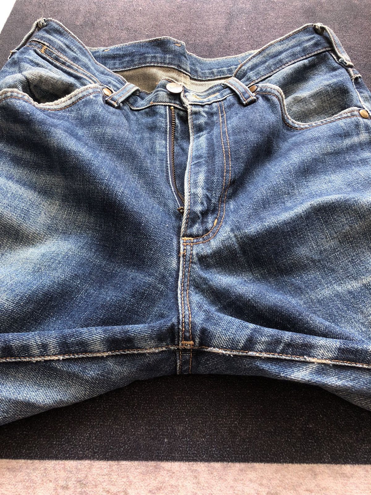 If Six Was Nine Vintage 80s Wrangler Blue Bells Selvedge Jeans Size US 28 / EU 44 - 15 Thumbnail