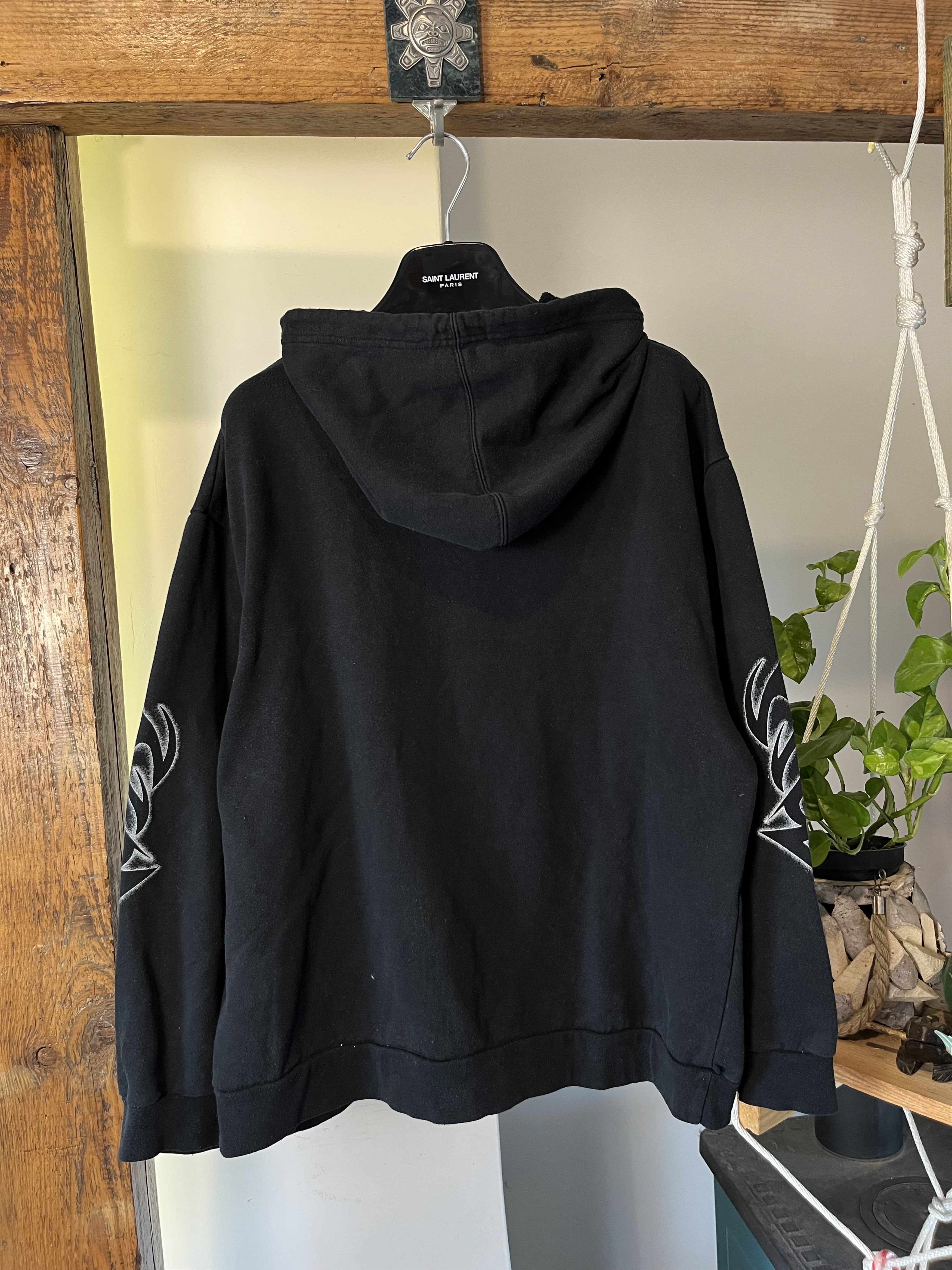 Tribal Streetwear × Vintage 90s Tribal Affliction Avant Garde Hoodie Size US L / EU 52-54 / 3 - 2 Thumbnail