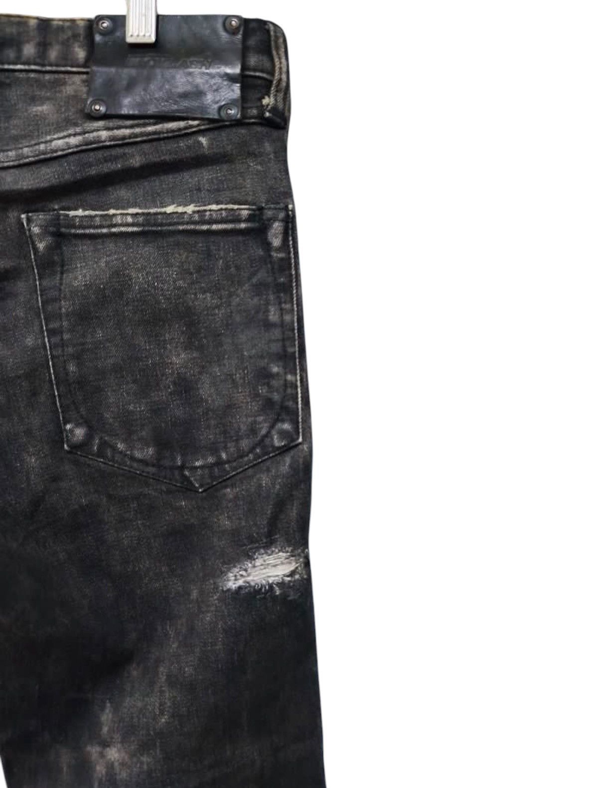Isamu Katayama Backlash THRASHED ISAMU KATAYAMA BACKLASH PYTHON LEATHER FLARE TYPE Size US 32 / EU 48 - 6 Thumbnail