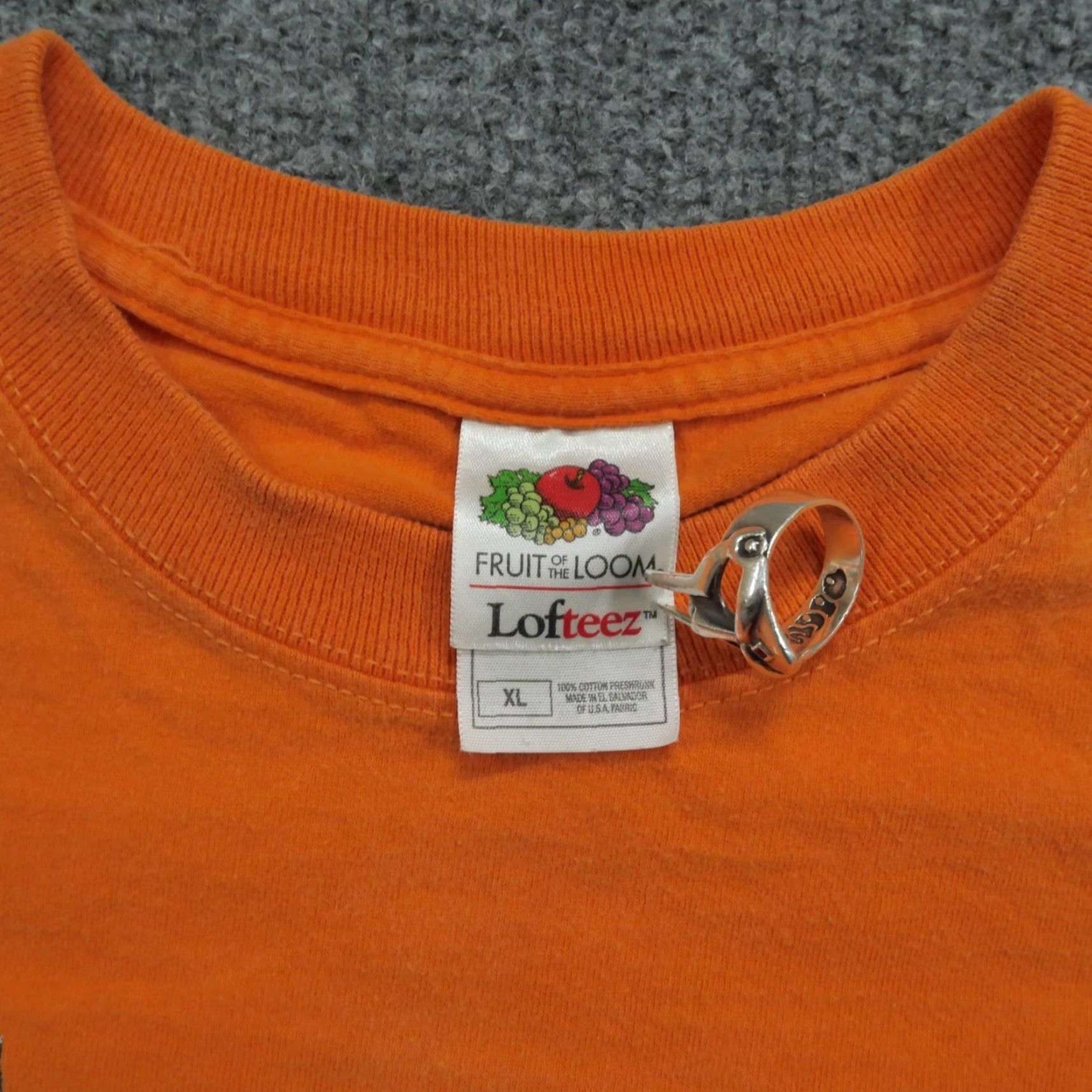 Vintage VINTAGE Halloween T Shirt Mens XL Orange Happy Script Graffiti Ameristar Y2K Size US XL / EU 56 / 4 - 5 Thumbnail