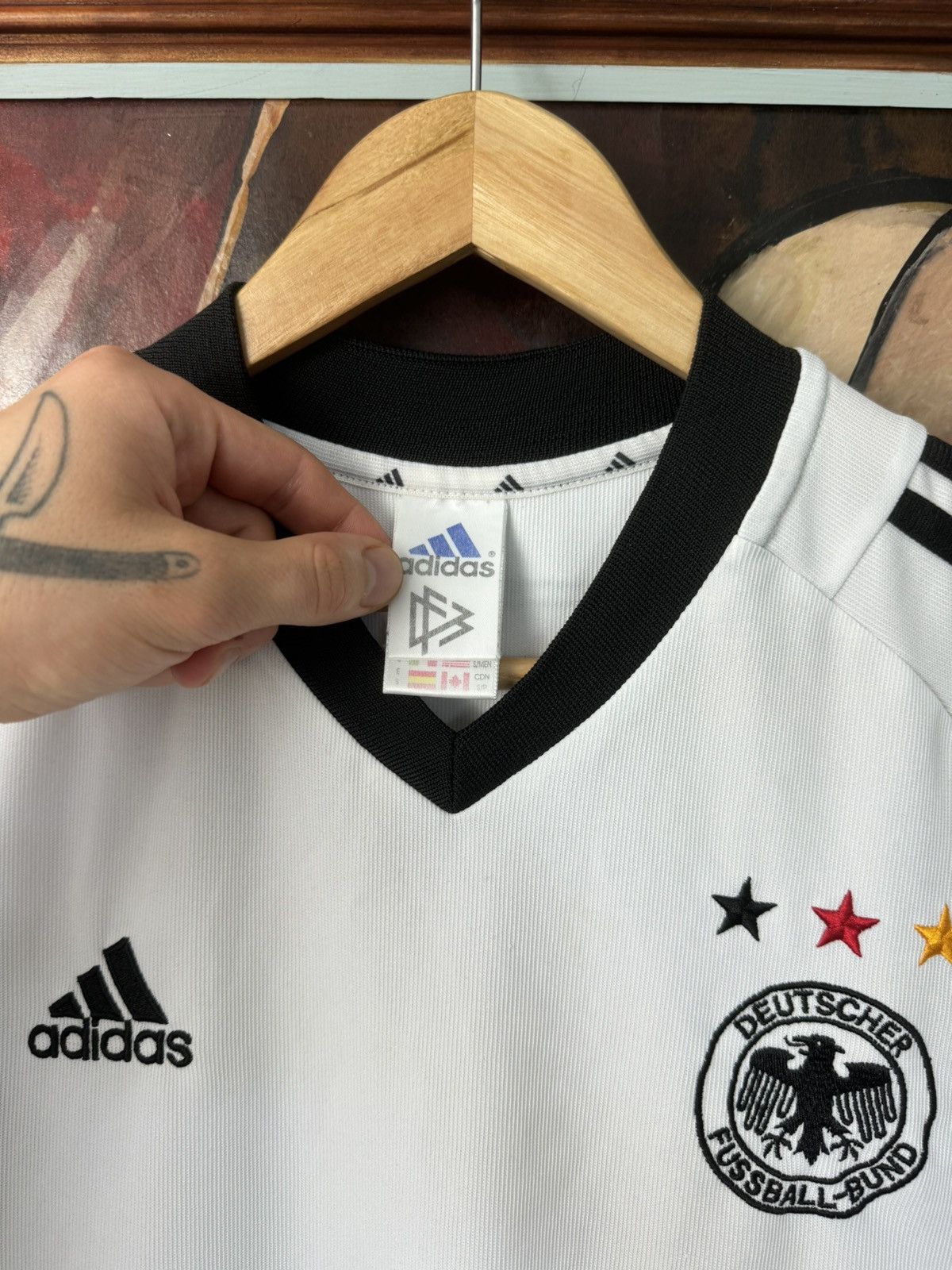 Adidas Germany Home Shirt Football Soccer Jersey Vintage Y2k Klose Size US M / EU 48-50 / 2 - 3 Thumbnail