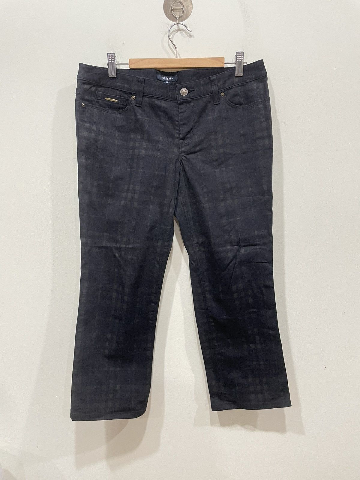 Burberry Burberry Knee Length Novacheck Pants Size 28" / US 6 / IT 42 - 1 Thumbnail
