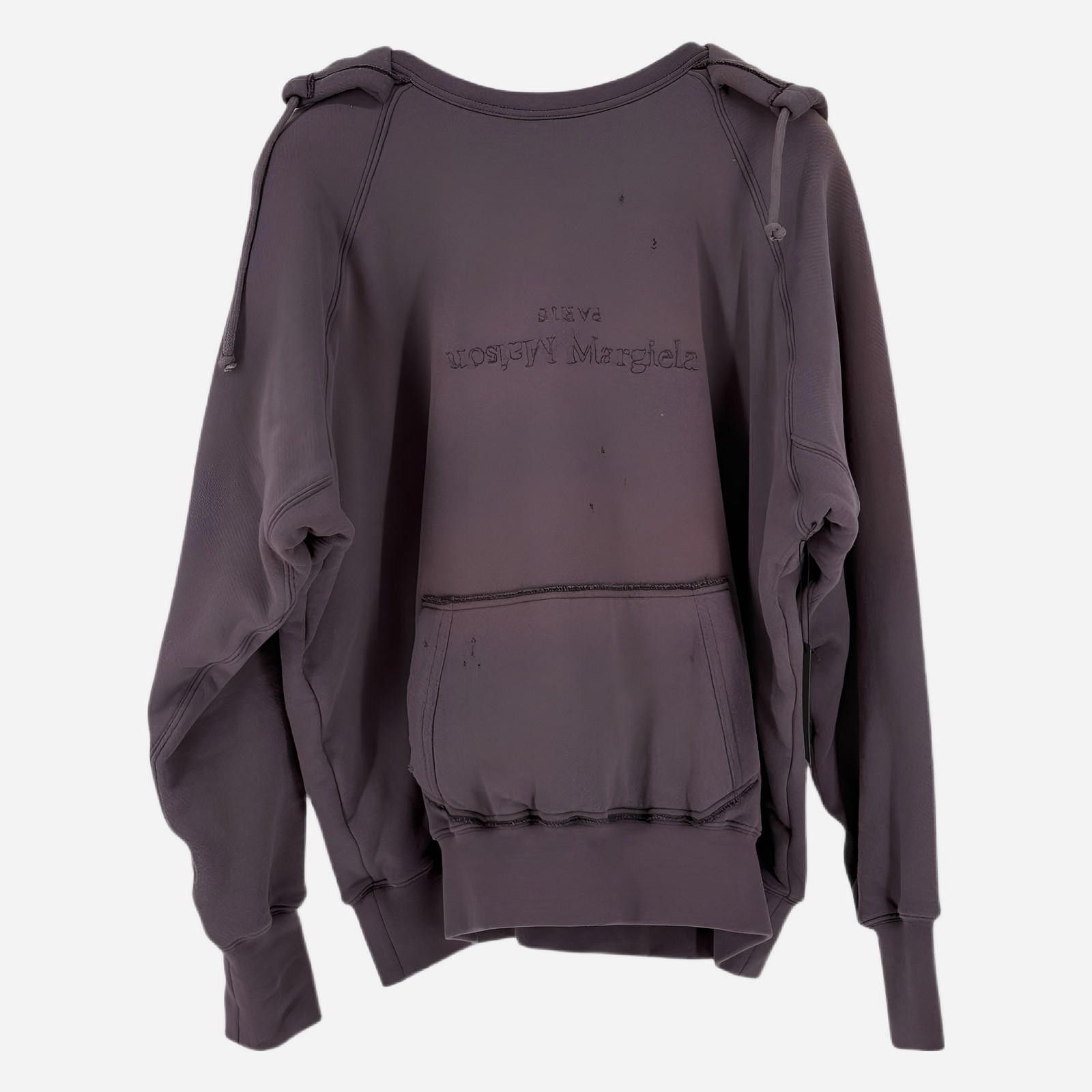 Maison Margiela Maison Margiela Reverse Logo Cotton Hoodie Size US L / EU 52-54 / 3 - 1 Thumbnail