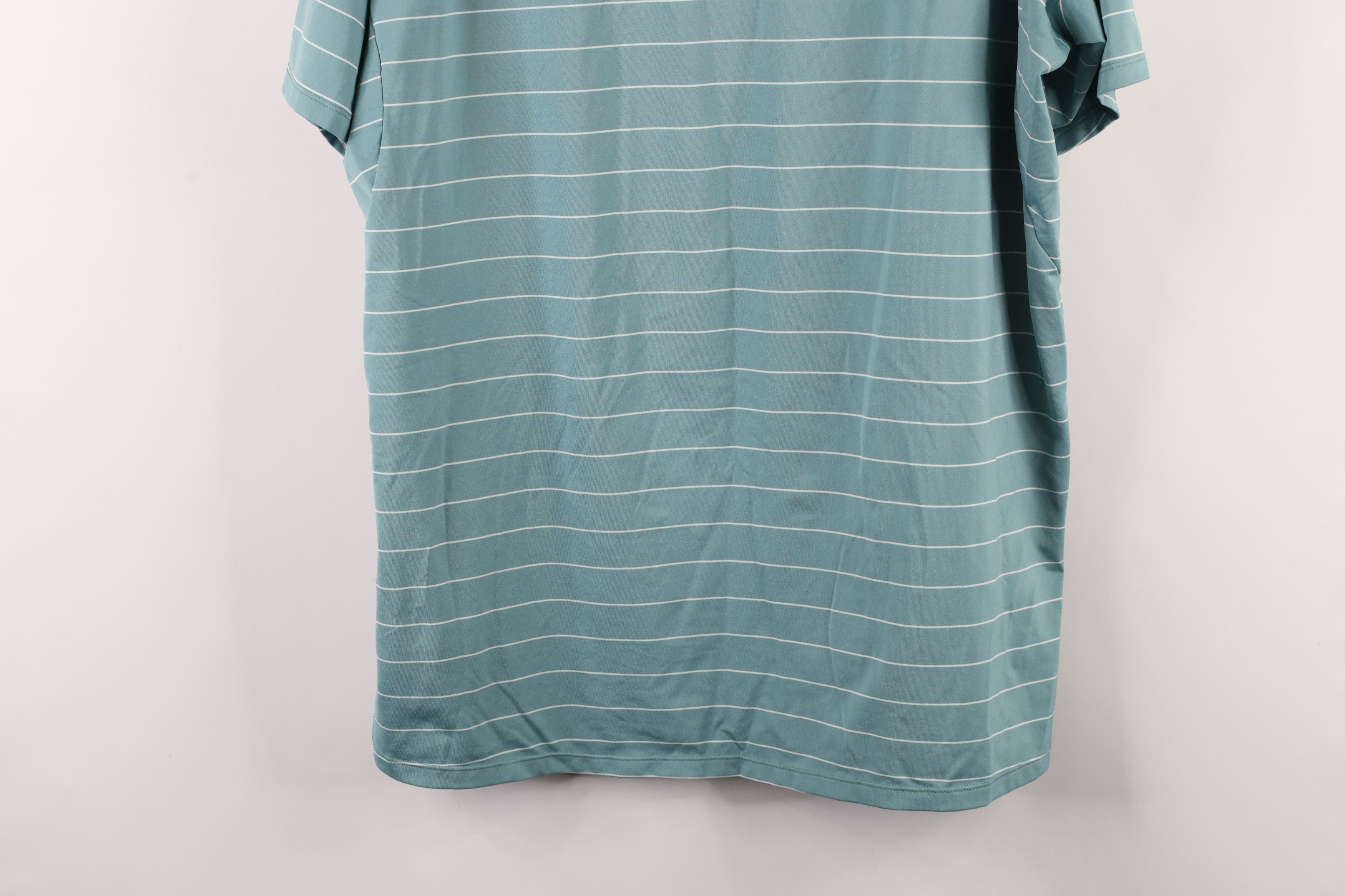 KJUS × Vintage Kjus UPF 50+ Striped Short Sleeve Collared Polo Shirt Teal Size US L / EU 52-54 / 3 - 12 Thumbnail