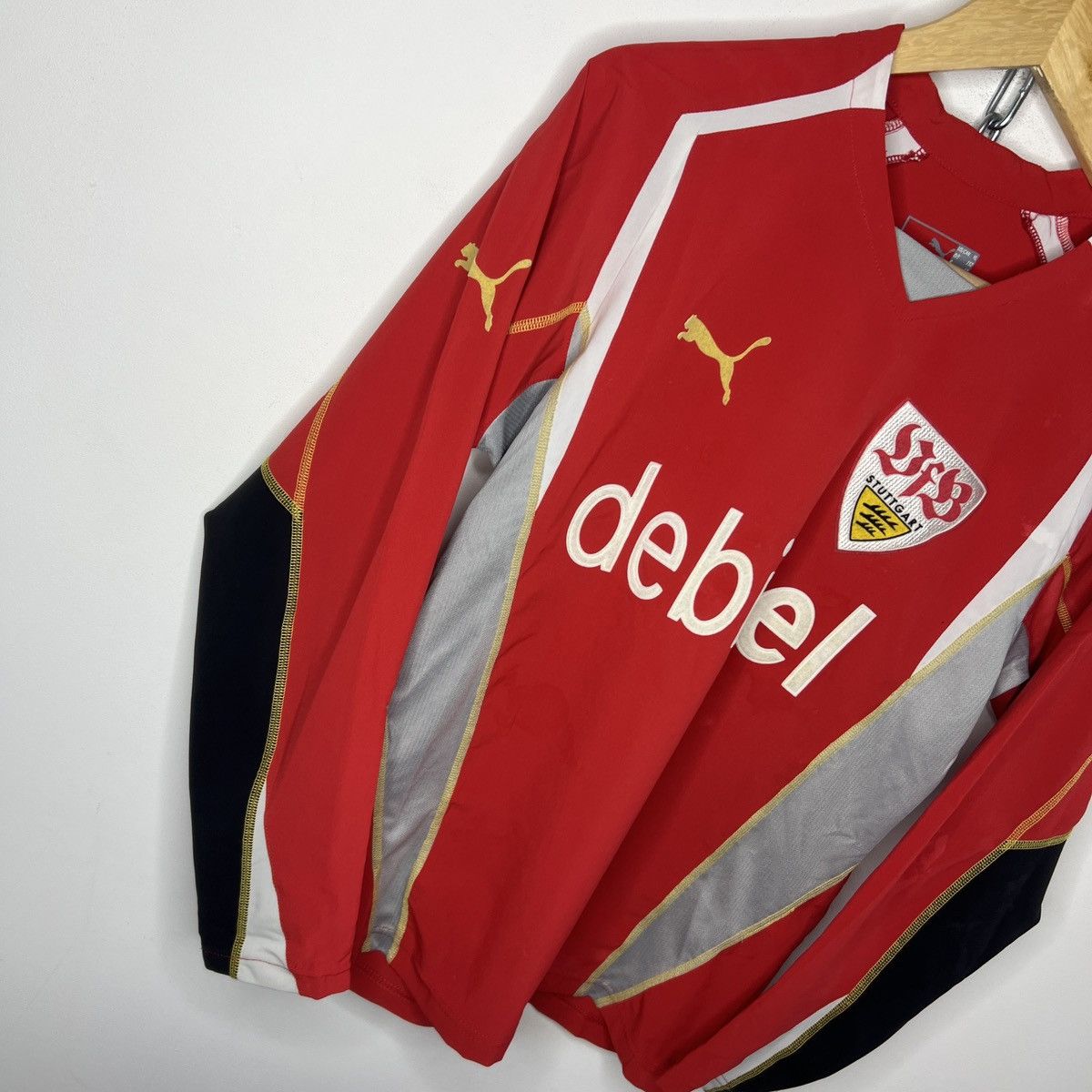 Puma × Vintage Vintage Stuttgart 2004 2006 football jersey Longsleeve Size US S / EU 44-46 / 1 - 3 Thumbnail