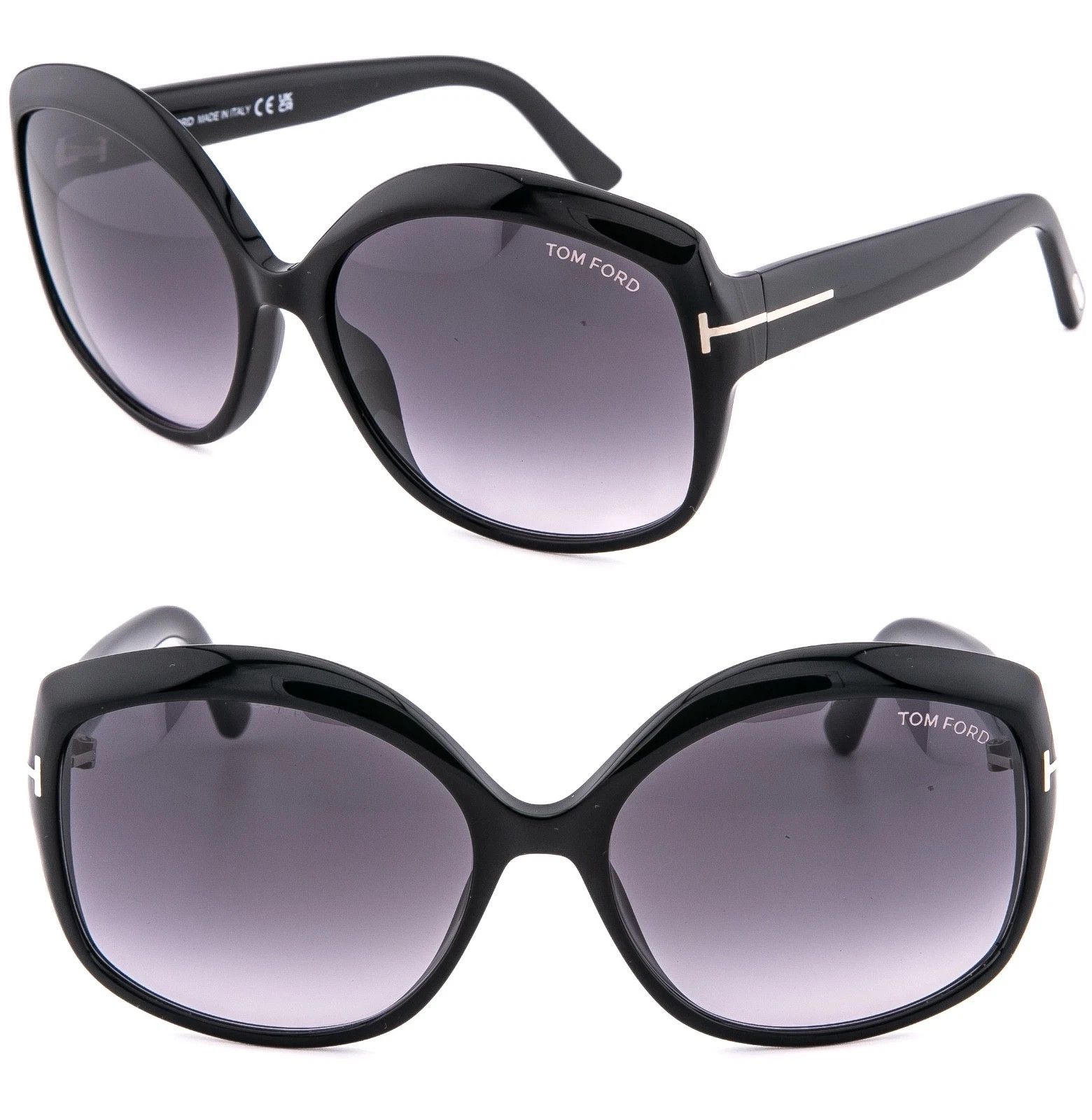 Tom Ford TOM FORD CHIARA TF0919 01B Black Bold Sunglass 0919 FT0919 Size ONE SIZE - 1 Thumbnail