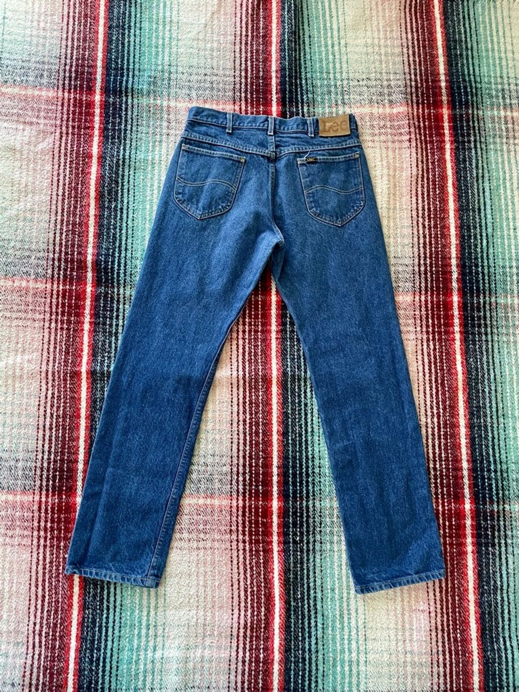 Lee 80s Lee Union Made Straight Leg Jeans 32x32 Size US 32 / EU 48 - 3 Thumbnail