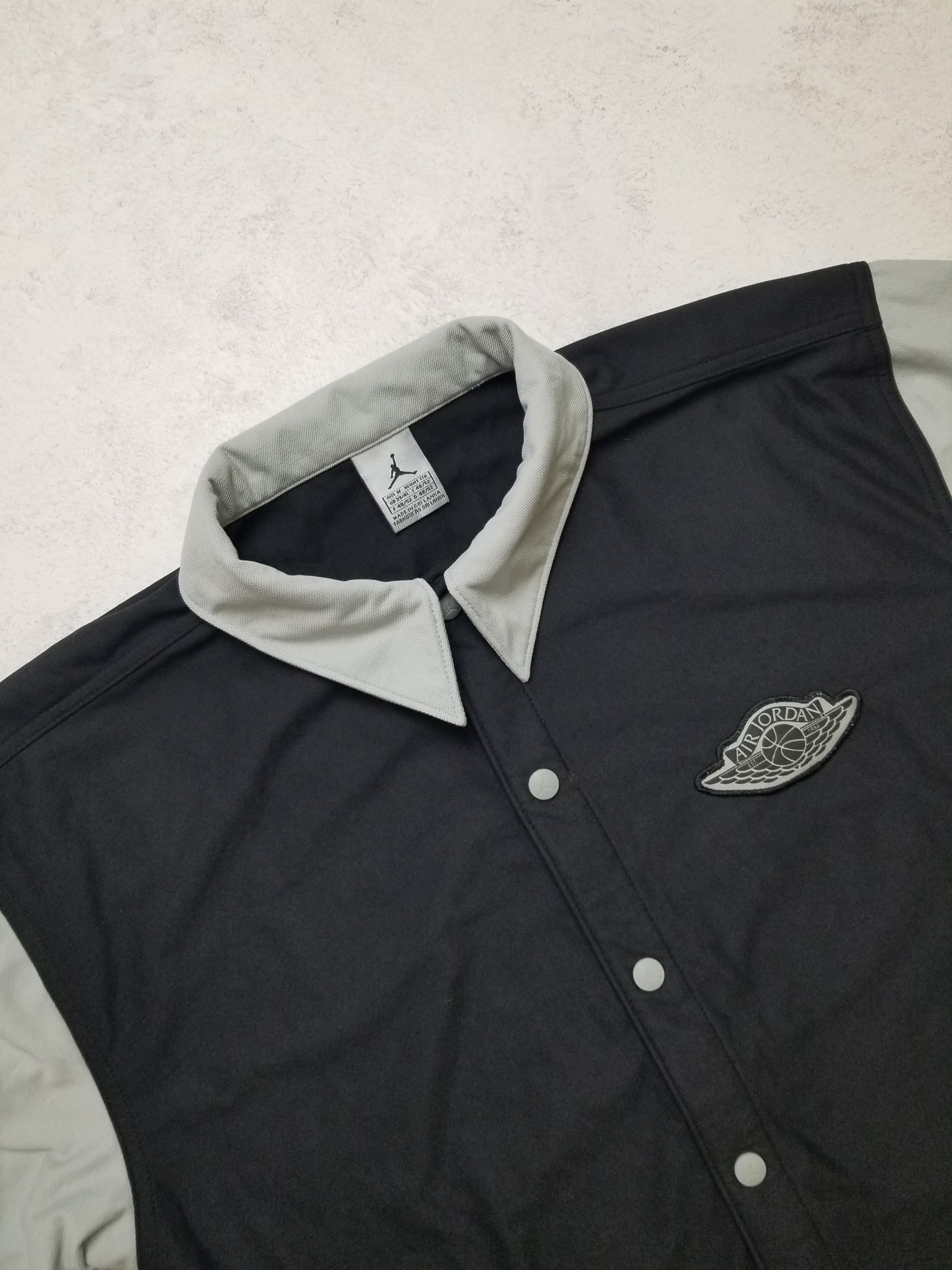 Jordan Brand Air Jordan Shadow Warm Up Jersey Button Up Shirt Size US M / EU 48-50 / 2 - 13 Thumbnail
