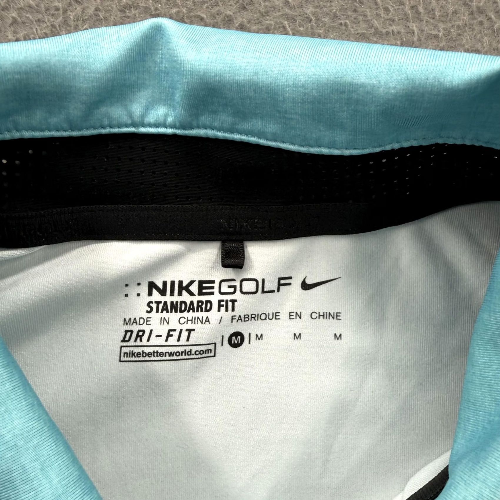 Nike Nike Golf Polo Shirt Mens Medium Blue Teal Gradient Dri-FIT Hualalai Size US M / EU 48-50 / 2 - 4 Thumbnail