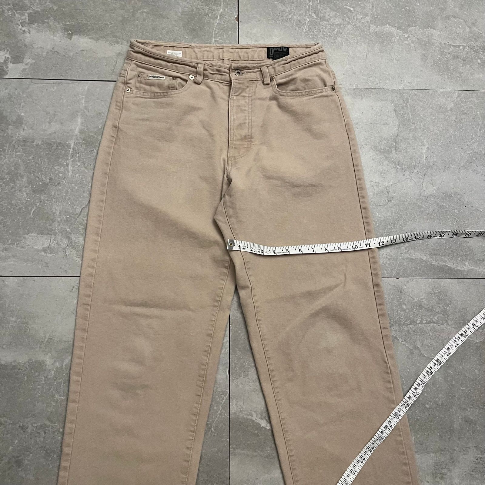 DKNY DKNY Vintage Denim Jeans – Beige – Size 32 – Made in USA Size US 32 / EU 48 - 4 Thumbnail