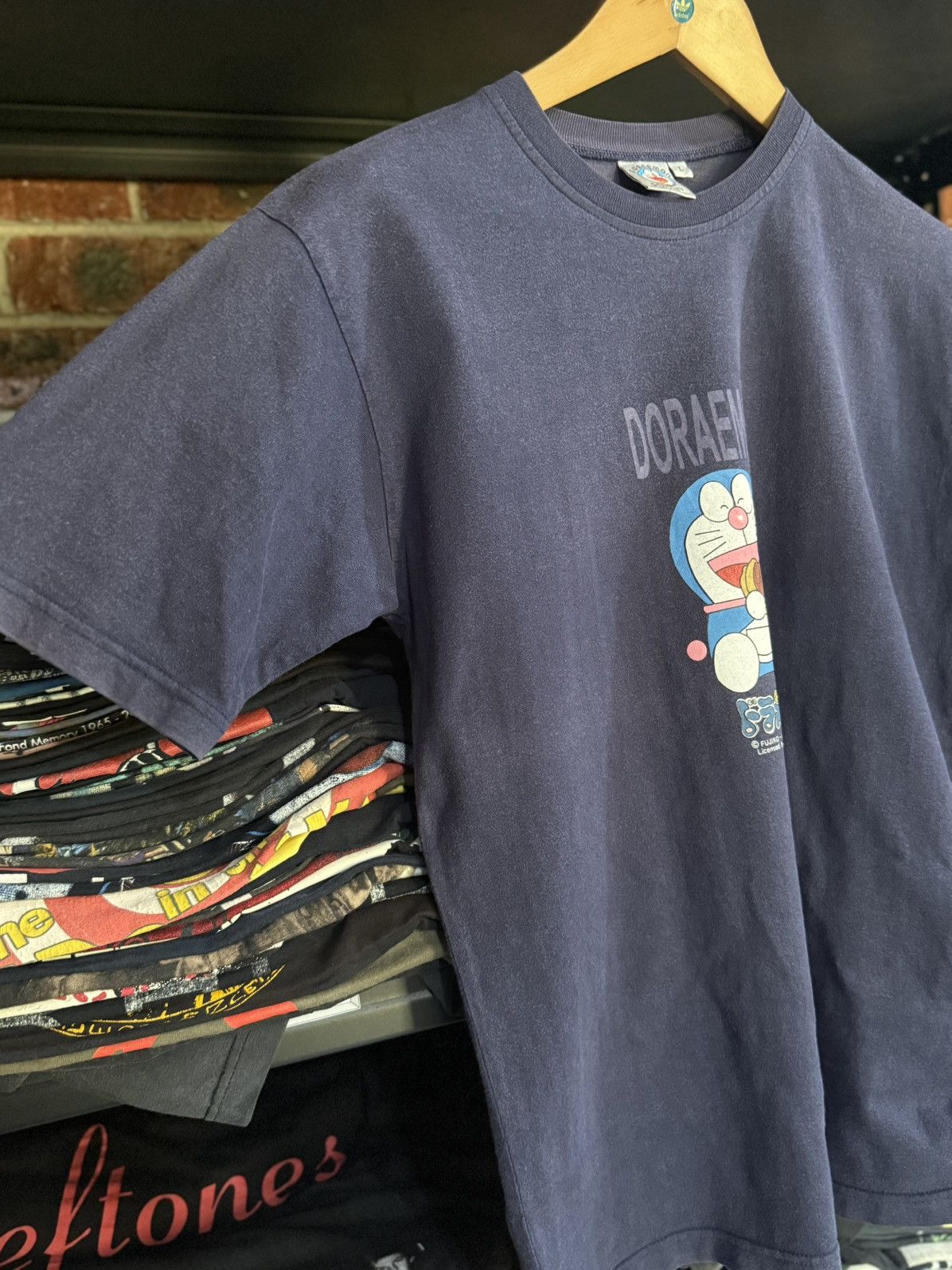 Anime Rare Vintage Fujiko Pro 1970 Doreamon Animation Sun Faded T Size US M / EU 48-50 / 2 - 6 Thumbnail