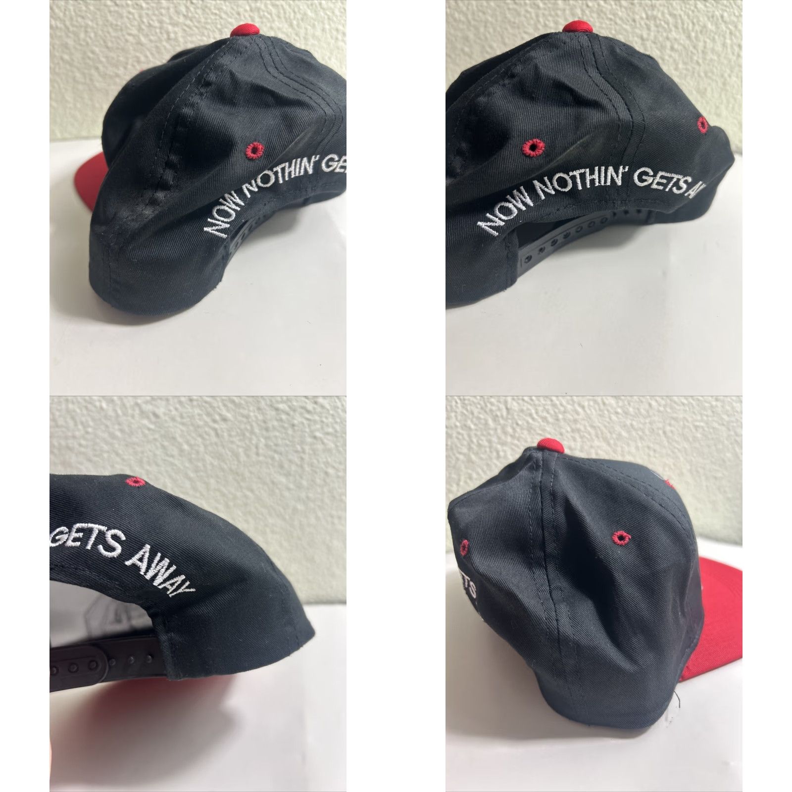 Vintage VINTAGE Youngan Spiderwire Hat One Size Black Mens 90s Snapback Adjustable Size ONE SIZE - 8 Thumbnail