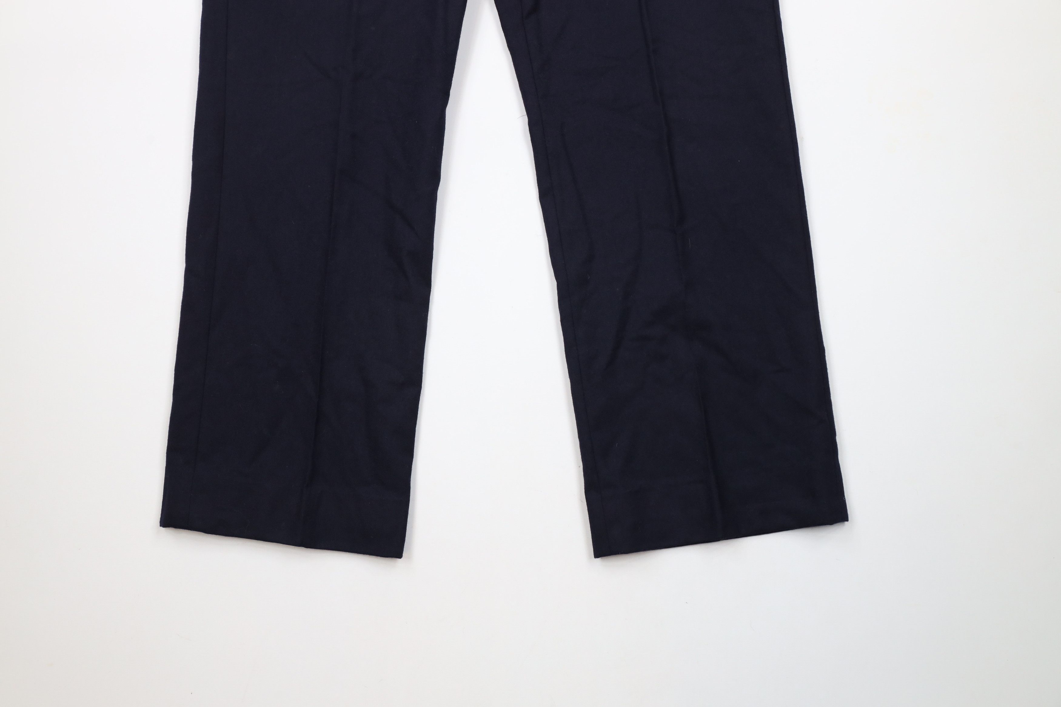 Vintage Vintage 70s Streetwear Wool Flared Wide Leg Chino Pants USA Size US 34 / EU 50 - 4 Thumbnail