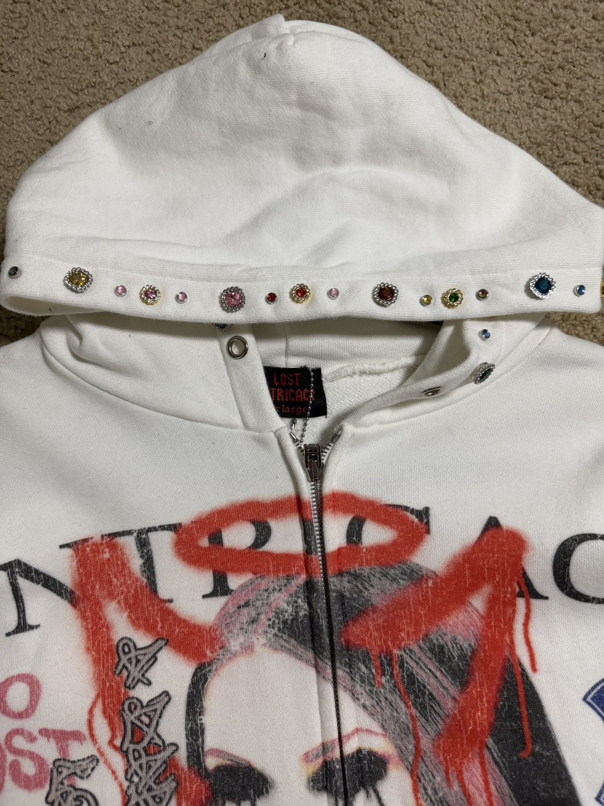 LOST INTRICACY Lost Intricacy Jewel Hoodie Size US XL / EU 56 / 4 - 2 Thumbnail