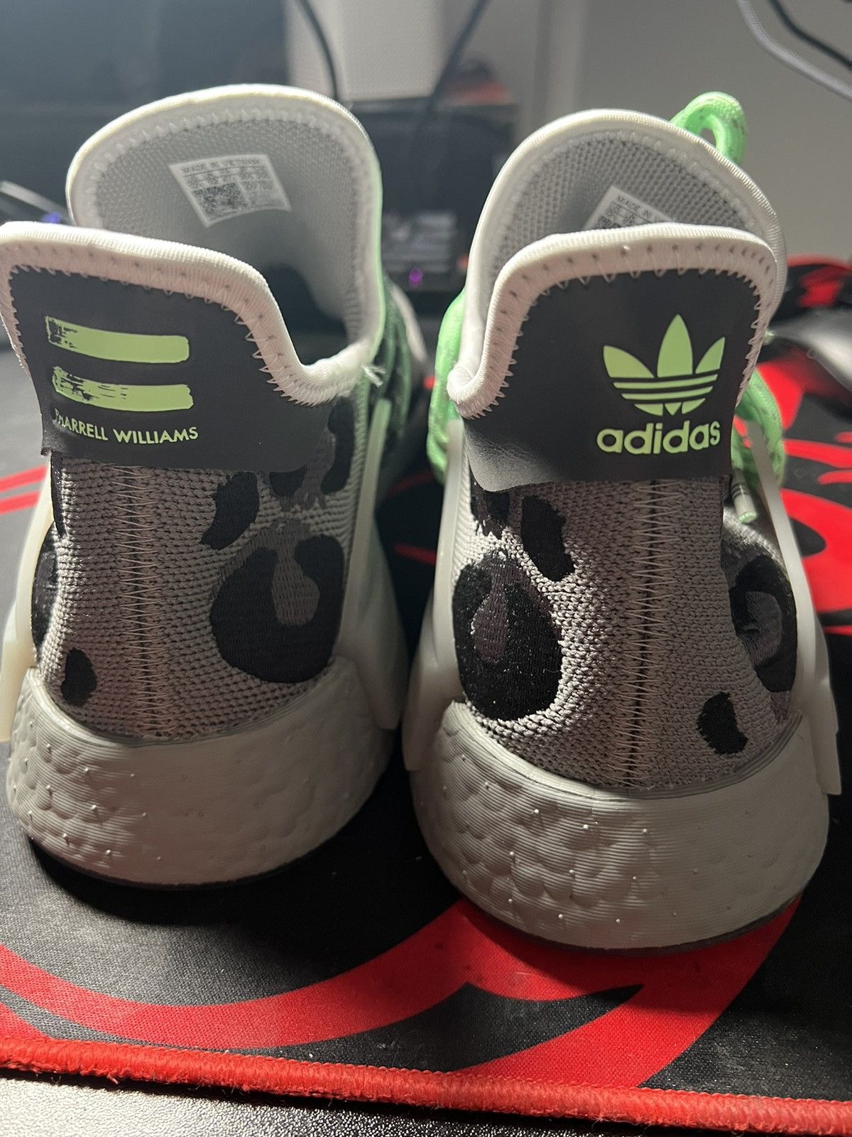 Adidas × Humanrace × Pharrell Adidas x Pharrell HU NMD ANIMAL PRINT in Gray/Black 12.5US Size US 12.5 / EU 45-46 - 3 Thumbnail