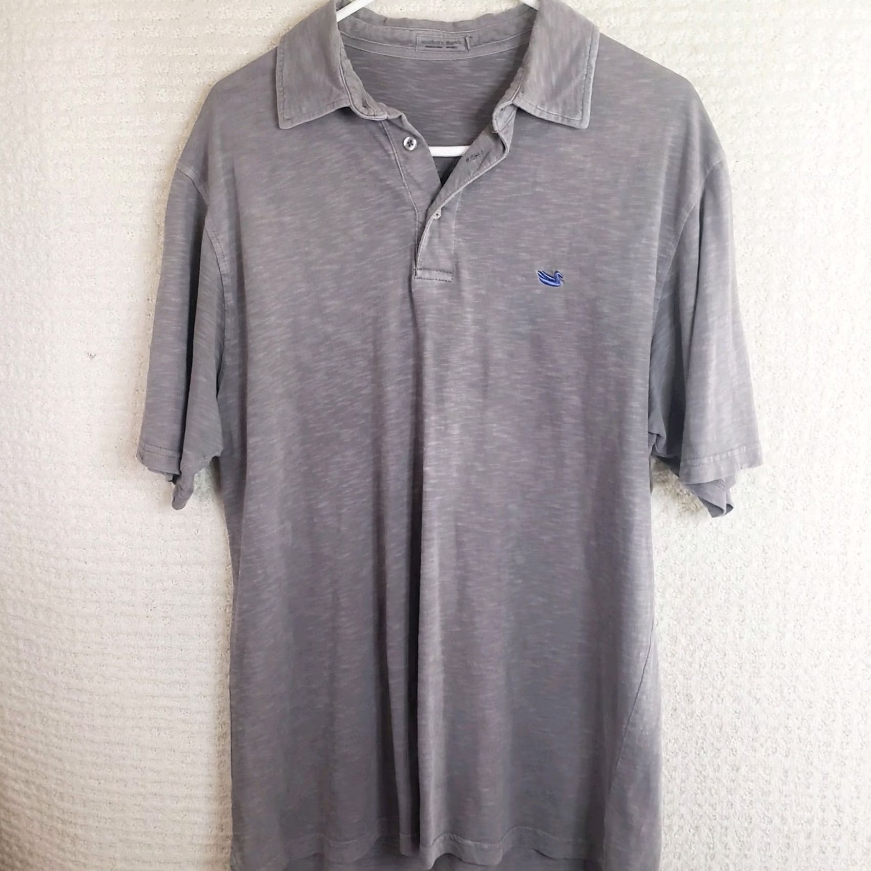 Vintage Southern Marsh Polo Shirt Men’s Large Heather Gray Short Sleeve Performance UV Moisture Wicking Breathable Size US L / EU 52-54 / 3 - 2 Thumbnail