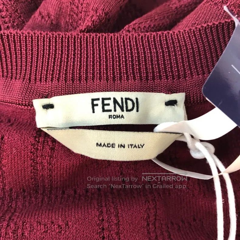 Fendi Fendi FF Printed Knit Dress Size XS / US 0-2 / IT 36-38 - 3 Thumbnail