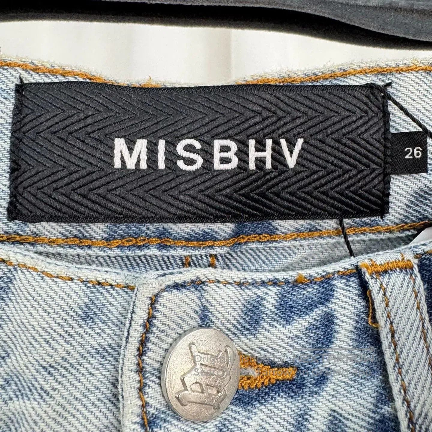 Misbhv MISBHV Light Blue Multi-Pocket Denim Wide-Leg Pants. Size 26" / US 2 / IT 38 - 5 Thumbnail