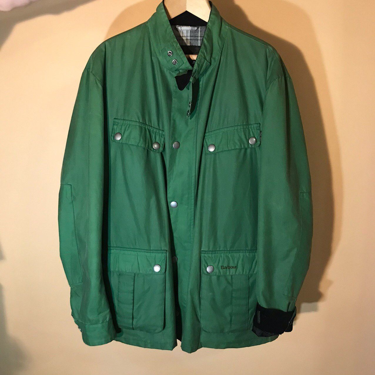 Barbour smu enfield waxed coat size XXL