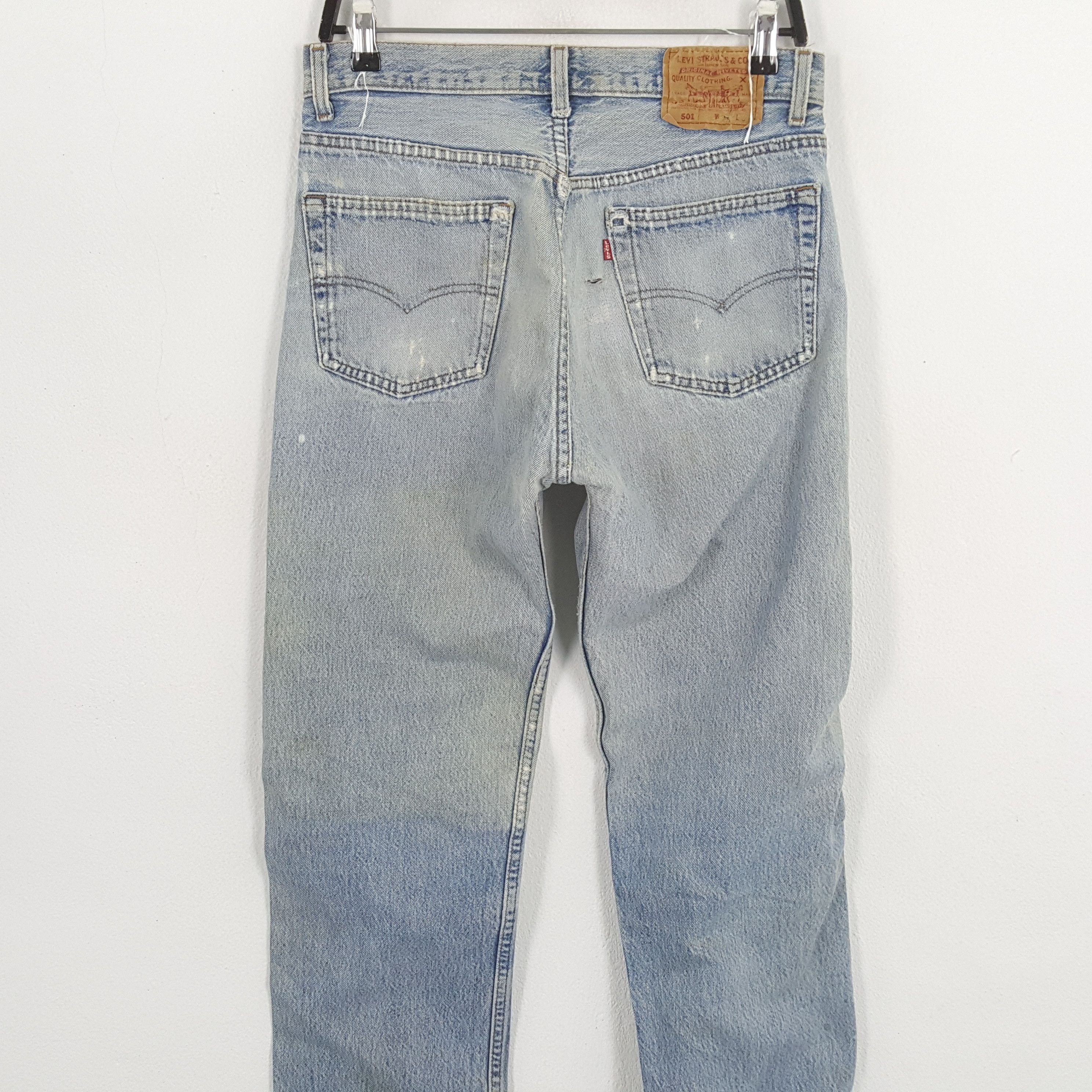 Levi's × Vintage LEVI'S 501 Streetwear Style Distressed Jeans Size US 30 / EU 46 - 5 Thumbnail