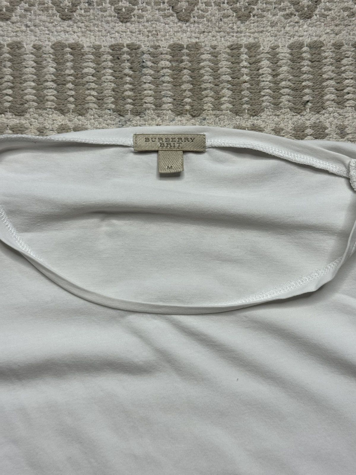 Burberry Burberry Women’s White 3/4 Sleeves Blouses size M Size M / US 6-8 / IT 42-44 - 3 Thumbnail