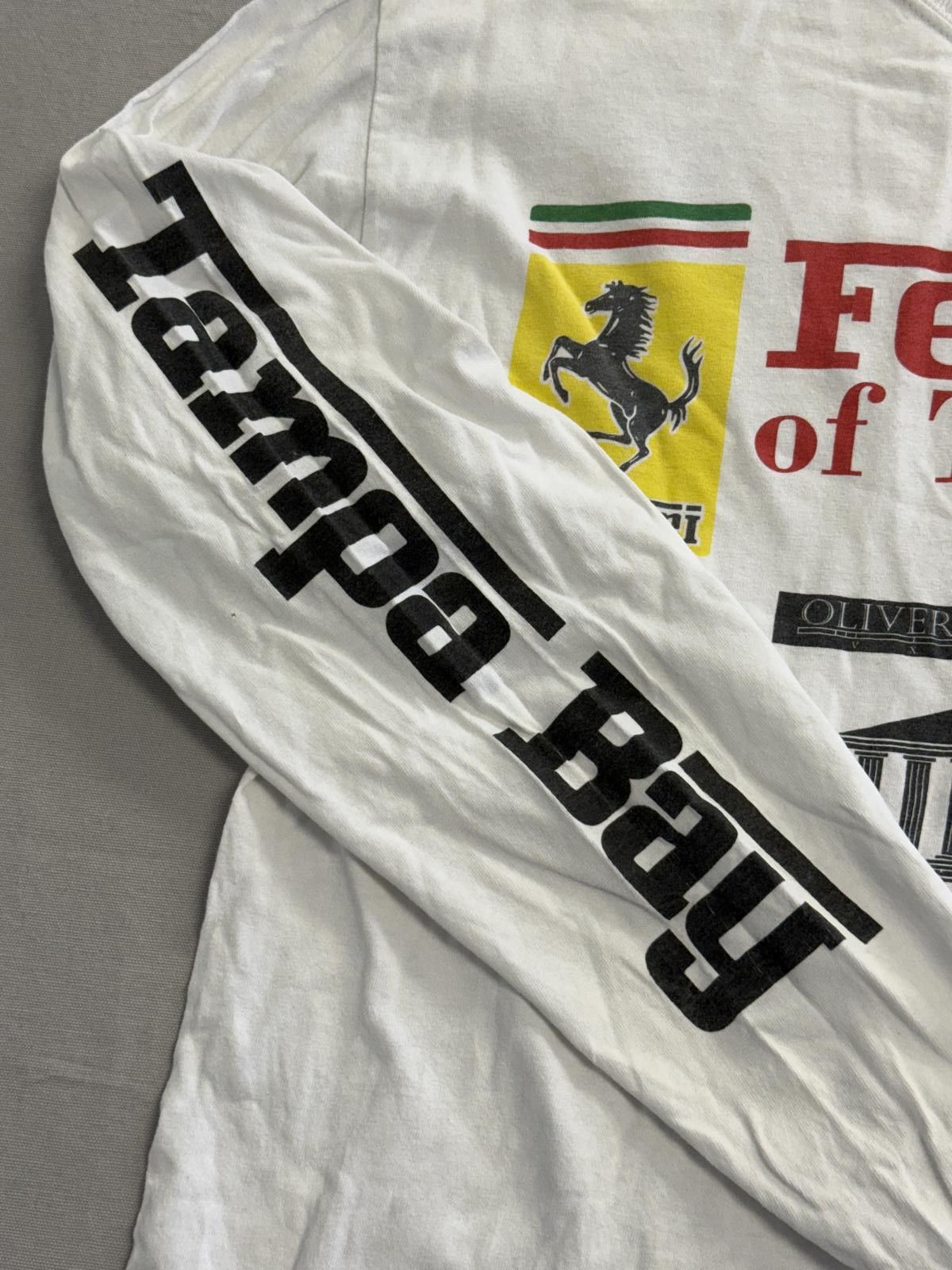 Gildan T-shirt Ferrari of Tampa Long Sleeve Tee Sleeve Hits - L Size US L / EU 52-54 / 3 - 5 Thumbnail