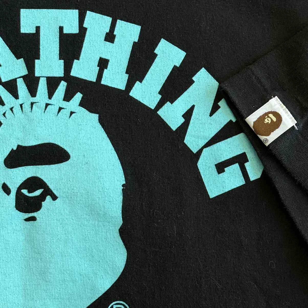 Bape OG Bape College Logo NYC New York Tee Tiffany Size US L / EU 52-54 / 3 - 3 Thumbnail