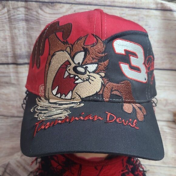 NASCAR Vintage Taz Dale Earnhardt Sr. snapback hat #3 Looney Tunes Size ONE SIZE - 4 Thumbnail