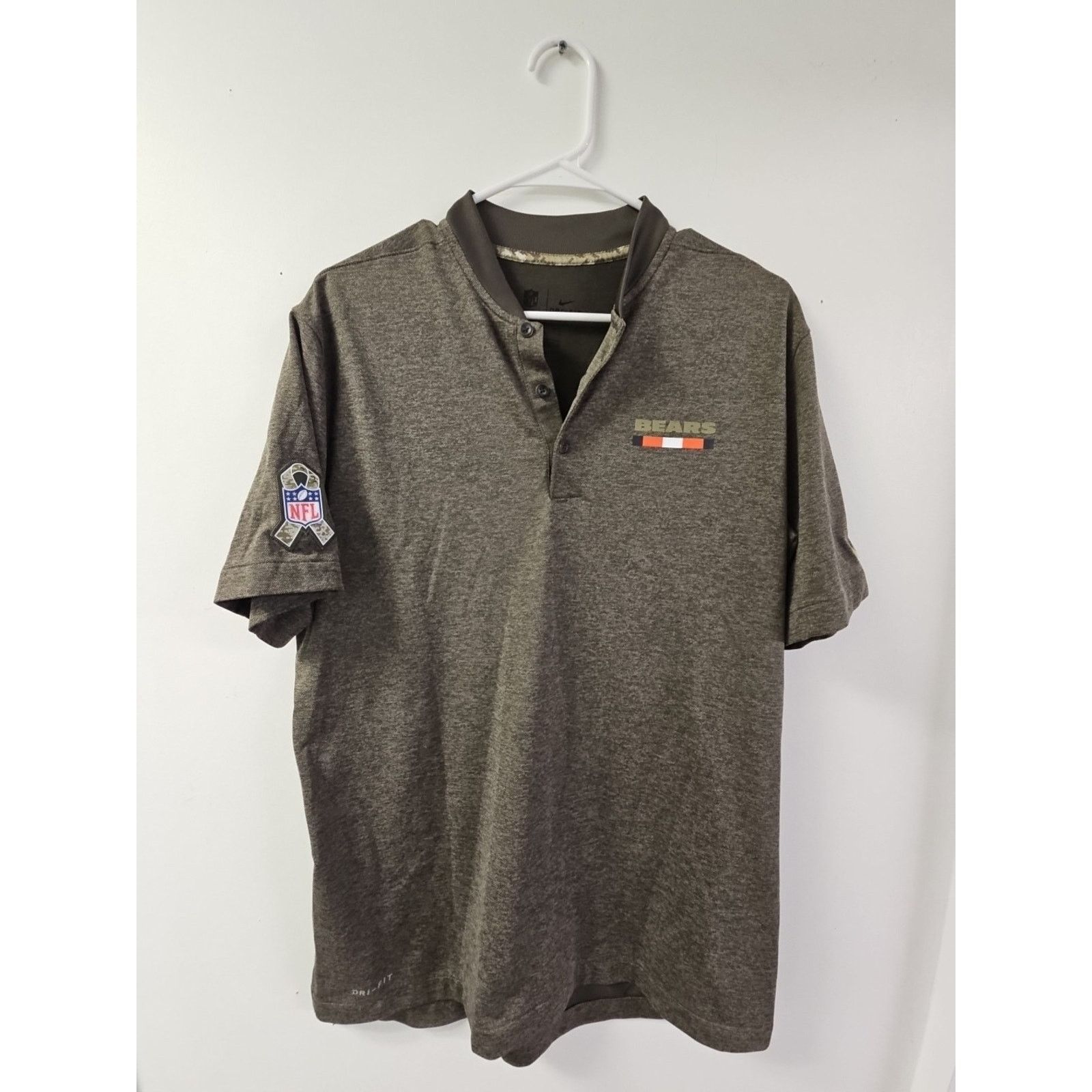 Nike Nike On Field Chicago Bears Salute to Service Dri-Fit Mens M Size US M / EU 48-50 / 2 - 1 Thumbnail