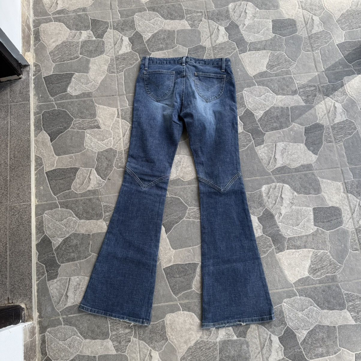 Japanese Brand ET BOITE Flare Jeans Size 32" / US 10 / IT 46 - 2 Thumbnail