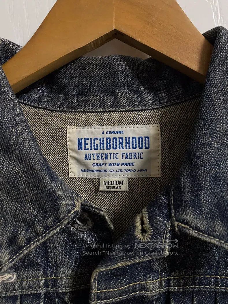 Neighborhood Neighborhood Distressed Denim Jacket Size US M / EU 48-50 / 2 - 3 Thumbnail