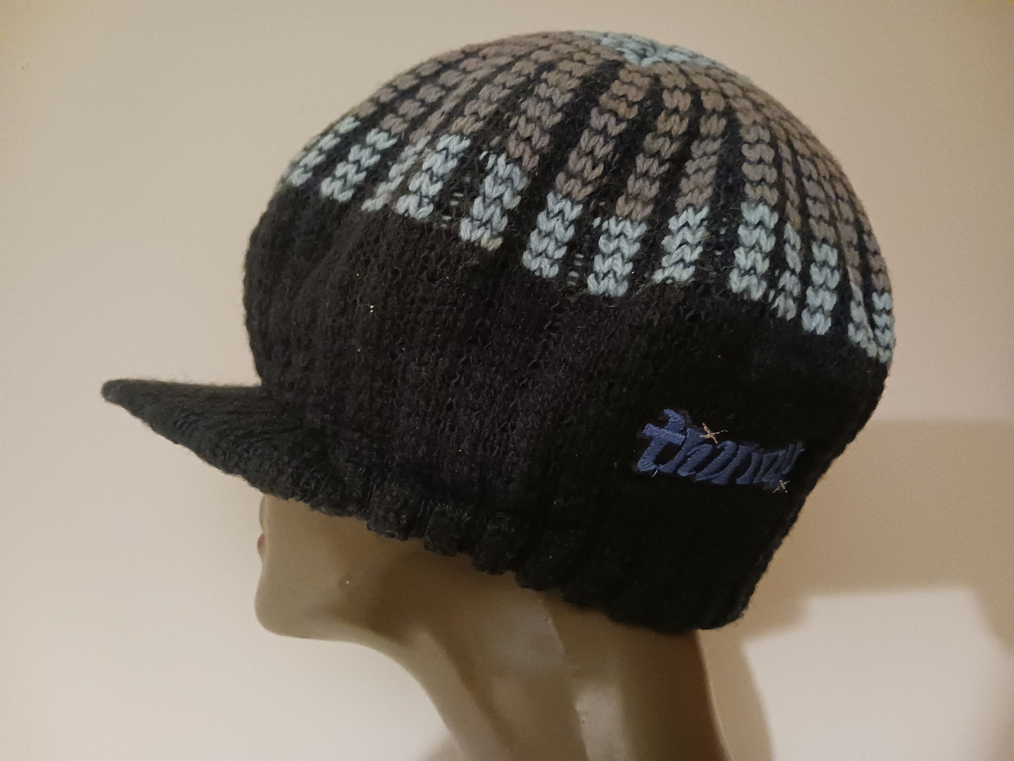 Vintage THUMP INC Wool Knit Beanie w/ Visor TASTY LA Streetwear Size ONE SIZE - 1 Thumbnail