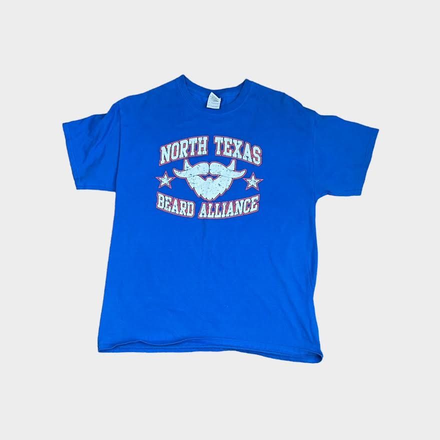 Vintage Men's | Vintage North Texas Beard Alliance T-Shirt | Large Size US L / EU 52-54 / 3 - 4 Thumbnail