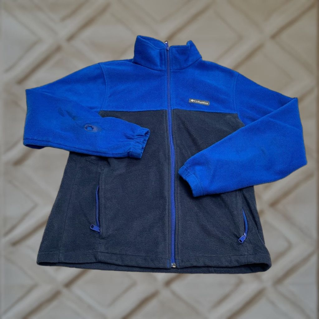 Vintage Columbia Jacket Men Fleece Full Zip Steens Mountain Blue Size M Outdoor Hiking Size US M / EU 48-50 / 2 - 1 Thumbnail