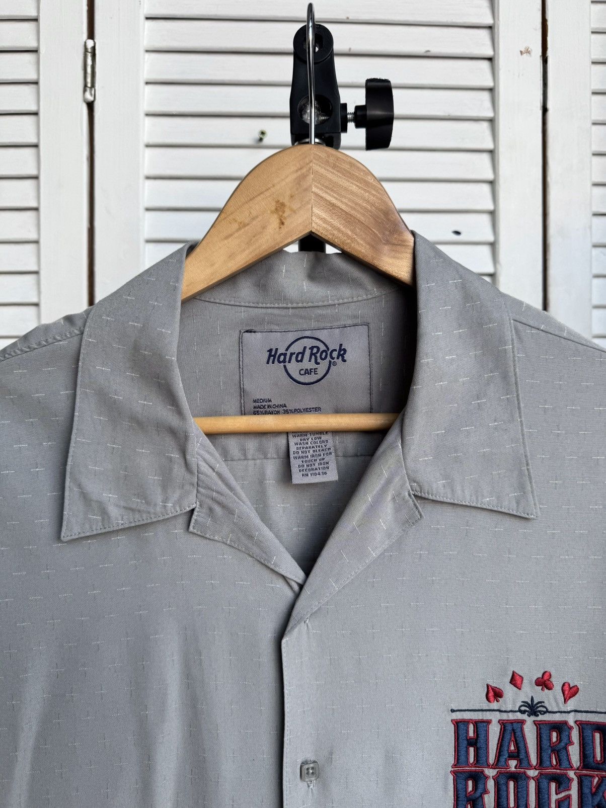 Hard Rock Cafe Vintage Hard Rock Cafe Las Vegas Button Shirt Casino Poker Size US XL / EU 56 / 4 - 3 Thumbnail