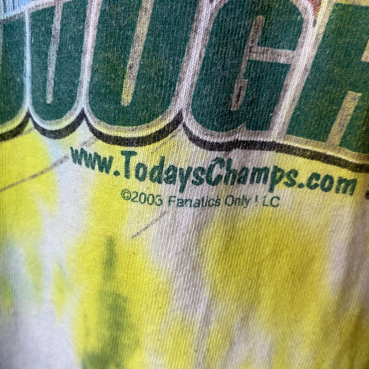 NFL Vintage 2003 Hugh Douglas Philadelphia Eagles Tie Dye Tee Size US L / EU 52-54 / 3 - 3 Thumbnail