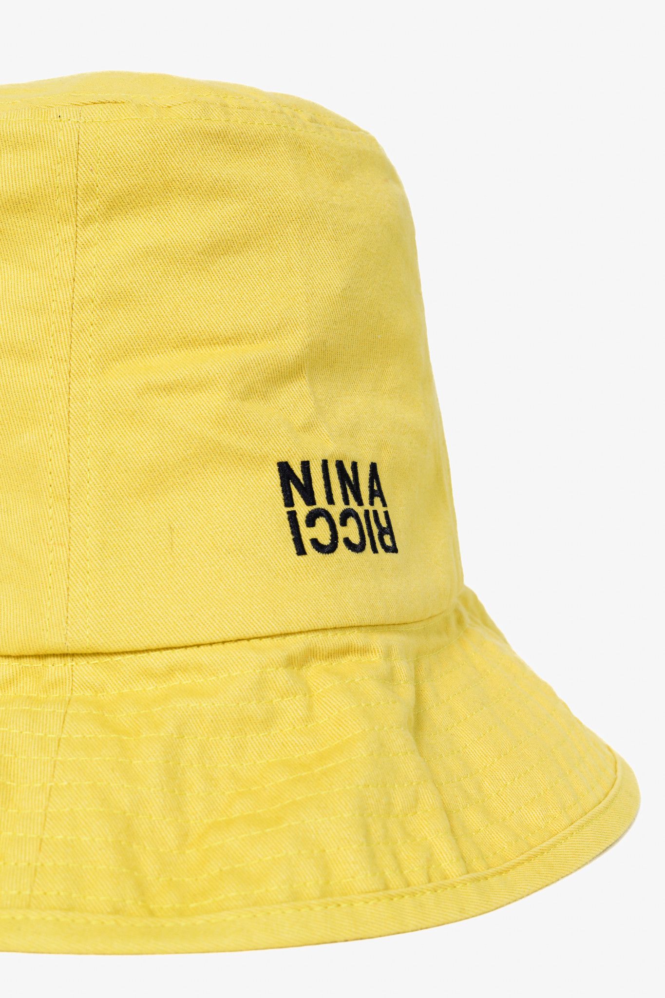 Nina Ricci Nina Ricci "Lime & Navy" Logo-Embroidered Tall Bucket Hat Size ONE SIZE - 3 Thumbnail